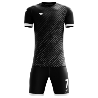 Raru Interlock Jersey Set Black 