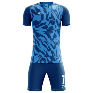 Raru Interlock Jersey Set Blue 