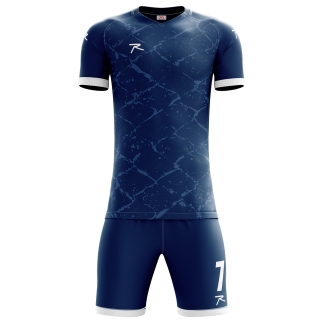 Raru Interlock Jersey Set Navy Blue - 1