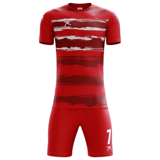 Raru Interlock Jersey Set Red - 1