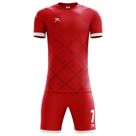 Raru Interlock Jersey Set Red - 1