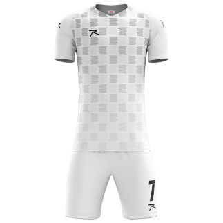 Raru Interlock Jersey Set White - 1