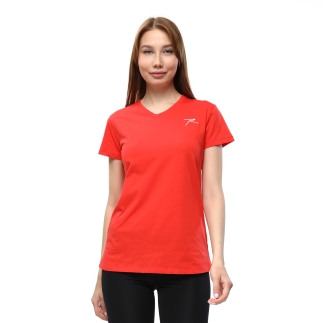 Raru Kadın %100 Pamuk T-Shirt MULIER KIRMIZI - RARU (1)