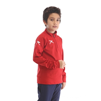 Raru Kid Half-Zip FUGIO Red - 2