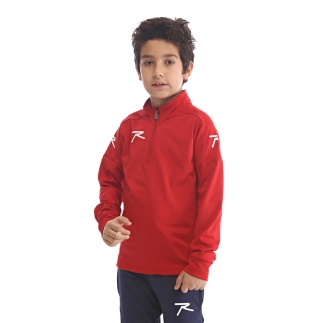 Raru Kid Half-Zip FUGIO Red - 3