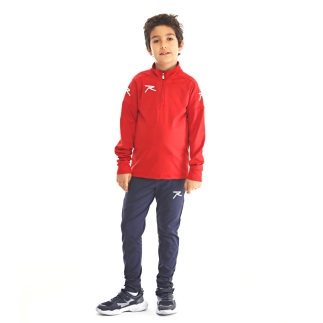 Raru Kid Half-Zip FUGIO Red - 5