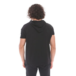 Raru x 343 DIGITAL Kısa Kollu Sweatshirt OCULUS SİYAH - R.SPQOR (1)