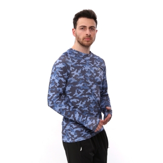 Raru Long-Sleeve T-Shirt EVOCO Blue - 2