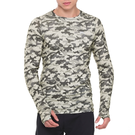 Raru Long-Sleeve T-Shirt EVOCO Khaki - 1