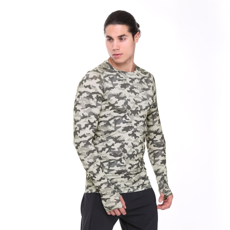 Raru Long-Sleeve T-Shirt EVOCO Khaki - 2