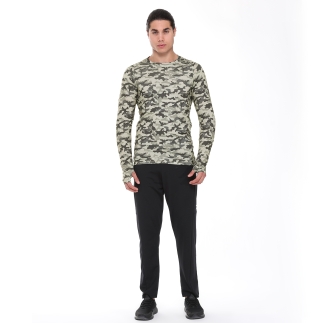 Raru Long-Sleeve T-Shirt EVOCO Khaki - 4