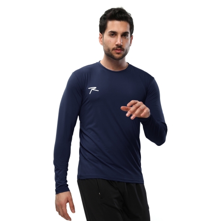 Raru Long-Sleeve T-Shirt LAUS Navy Blue - 2