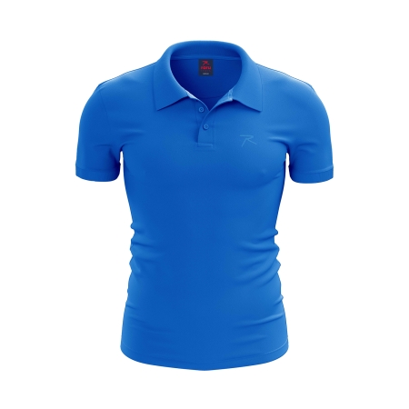 Raru Polo T-Shirt PIUS Saxon Blue - 1