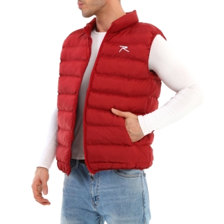 Raru Puffer Vest HEMI Burgundy - 1