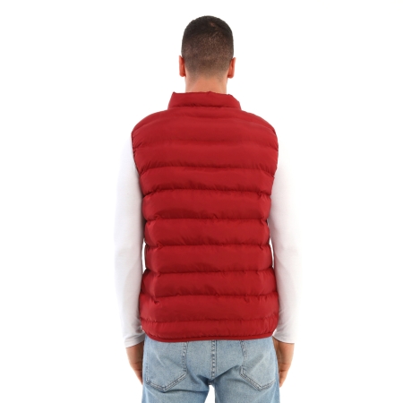 Raru Puffer Vest HEMI Burgundy - 4