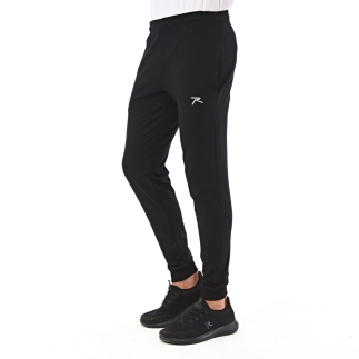 Raru Ribbed Cuff Sweatpants ZANG Black - 1