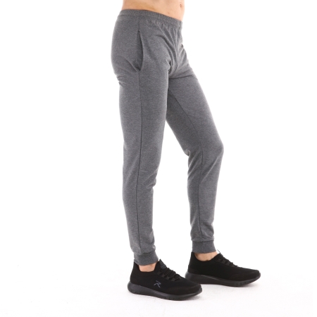 Raru Ribbed Cuff Sweatpants ZANG Gray Melange - 3