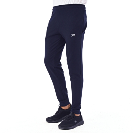 Raru Ribbed Cuff Sweatpants ZANG Navy Blue - 1