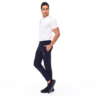 Raru Ribbed Cuff Sweatpants ZANG Navy Blue - 4