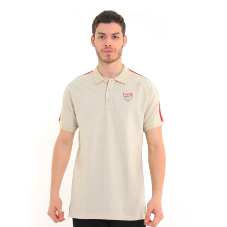 Raru Spqor Cotton Polo T-Shirt LUNIUS Beige - 2