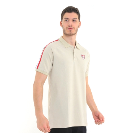 Raru Spqor Cotton Polo T-Shirt LUNIUS Beige - 3