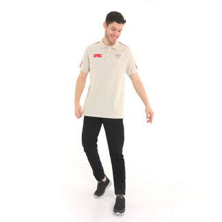 Raru Spqor Cotton Polo T-Shirt LUNIUS Beige - 5