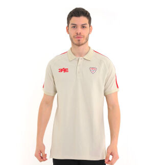 Raru Spqor Cotton Polo T-Shirt LUNIUS Beige - R.SPQOR (1)