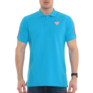 Raru Spqor Cotton Polo T-Shirt LUNIUS Turquoise 