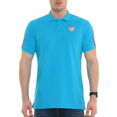 Raru Spqor Cotton Polo T-Shirt LUNIUS Turquoise - 1