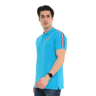 Raru Spqor Cotton Polo T-Shirt LUNIUS Turquoise - R.SPQOR (1)