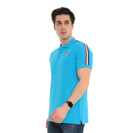 Raru Spqor Cotton Polo T-Shirt LUNIUS Turquoise - 2