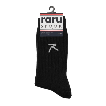 Raru Spqor Crew Socks Black - 2