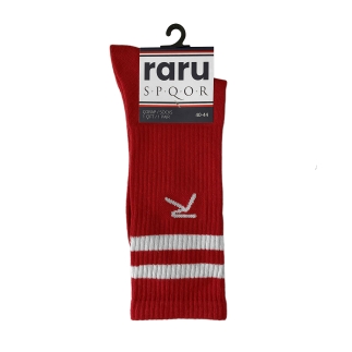 Raru Spqor Crew Socks Red - RARU (1)