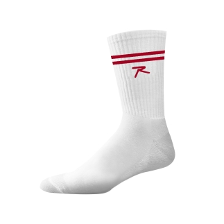 Raru Spqor Crew Socks White - RARU