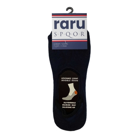 Raru Spqor Invisible Socks Navy Blue - 1