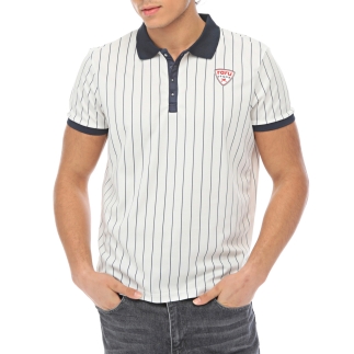 Raru Spqor Polo T-Shirt LIBERTAS White - RARU