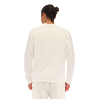 Raru Cotton Crew Neck Basic Sweatshirt OMNIS Ivory - 4