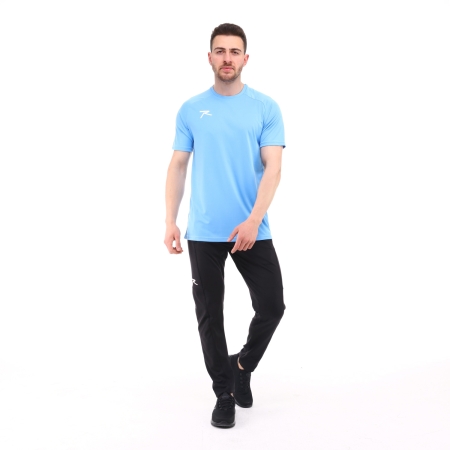 Raru Teamswear Erkek Basic T-Shirt SIRCA MAVİ - 4