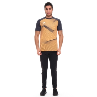 Raru Unisex Dijital Baskılı T-Shirt JUSTA ORANJ - 5