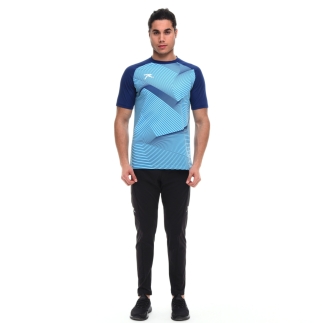 Raru Unisex Dijital Baskılı T-Shirt JUSTA TURKUAZ - 5