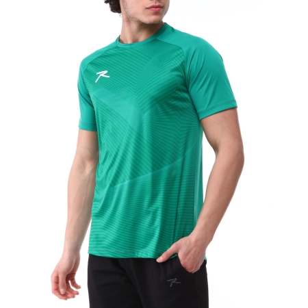 Raru Unisex Dijital Baskılı T-Shirt JUSTA YEŞİL - 1