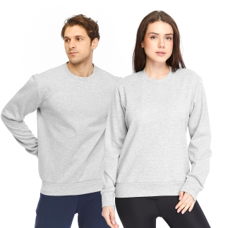 Raru Unisex Sweatshirt SATURO Gray Melange - RARU