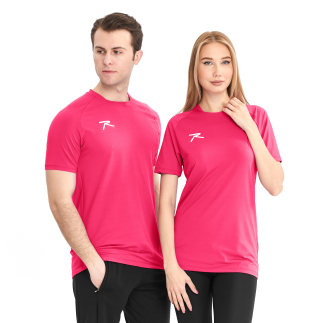 Raru Unisex T-Shirt VALDE Fuchsia 