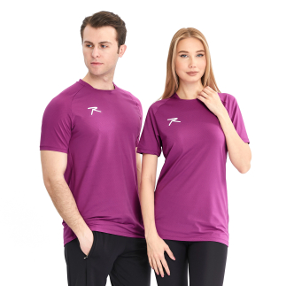 Raru Unisex T-Shirt VALDE Purple - 1