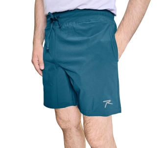 Raru Men's Woven Shorts PERDO Petrol Blue - RARU