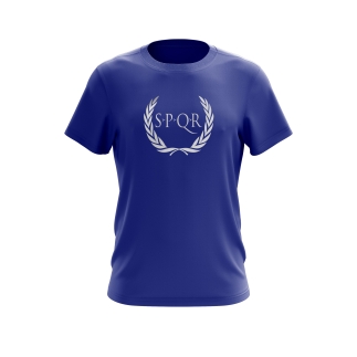 Spqr Cotton T-Shirt ARES Indigo 