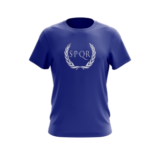 Spqr Cotton T-Shirt ARES Indigo - SPQR/SPQOR