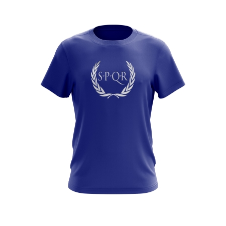 Spqr Cotton T-Shirt ARES Indigo - 1