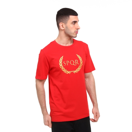 Spqr Cotton T-Shirt ARES Red - 4