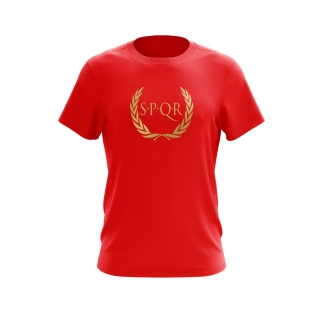 Spqr Cotton T-Shirt ARES Red 